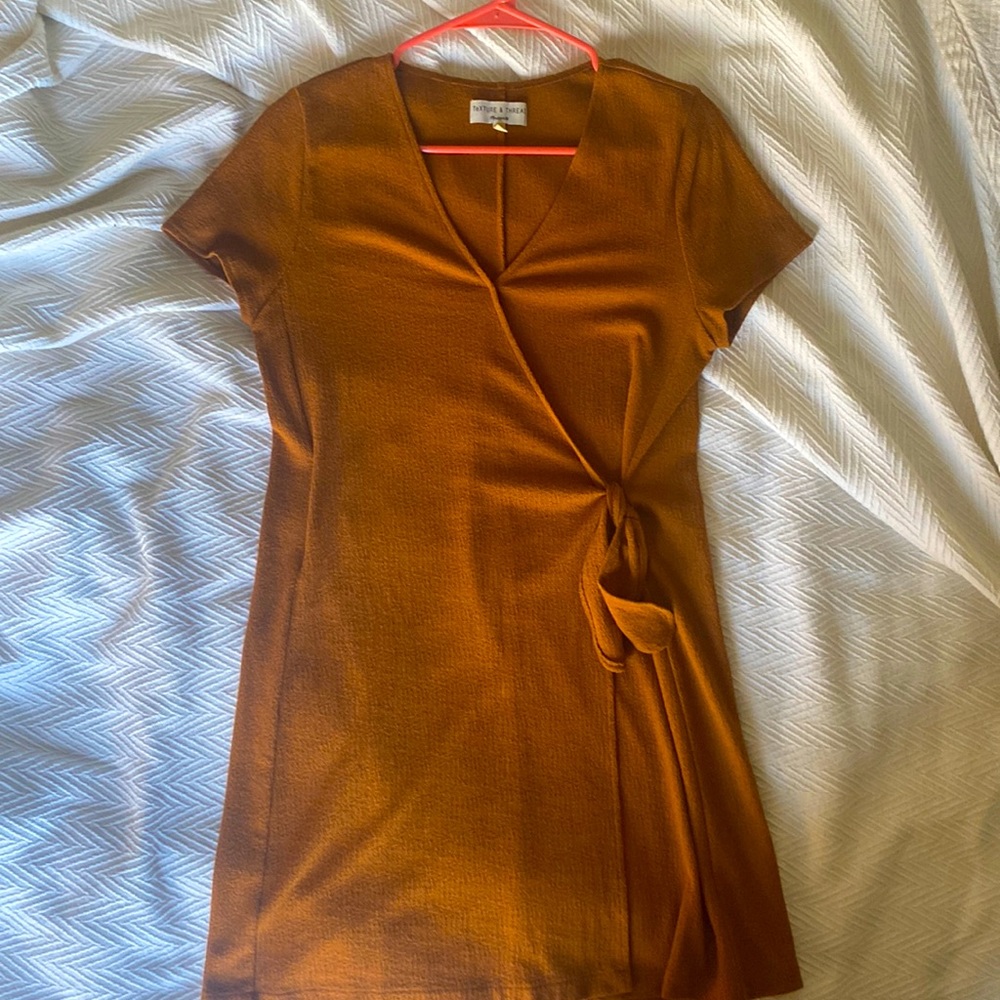 Madewell Texture & Thread Side Tie Dress